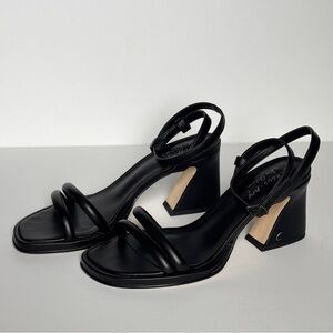 Circus by Sam Edelman Black Strappy Block Heel Sandals - Size 7.5
